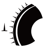 非對(duì)稱胎面設(shè)計(jì)可為不同的駕駛條件